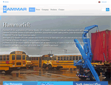 Tablet Screenshot of hammarlift.com